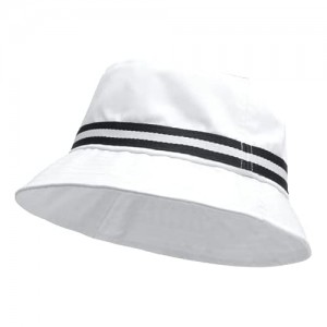 Unisex White Blue Bucket Hat Travel Golfing Hiking Fisherman Golf Beach Sun Hats