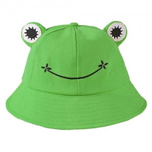 Women Frog Bucket Hat - Summer-Packable Fisherman Sun Hat