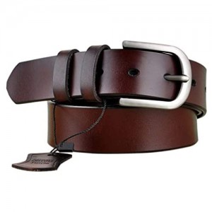 Womens Leather Belts for Jeans  Vonsely Women Leather Waist Belts for Pants