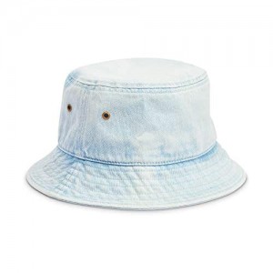 Zodaca Blue Denim Bucket Hat for Women and Men Light Wash (One Size)