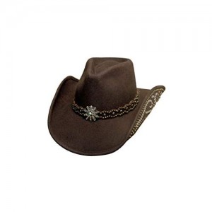 Bullhide Hats Women's Your Everything Wool Felt Cowboy Hat Chocolate