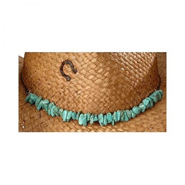 Charlie 1 Horse Women's Tulum Distressed Raffia Hat with Beaded Band