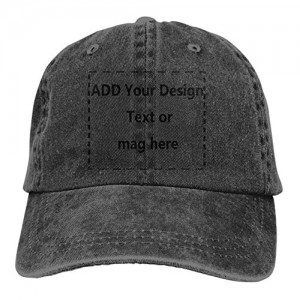 Custom Youth own Text-Personalized Design Monogram hat Add Your Message Picture 3D Printing Men's Cowboy Hats Unisex-Adult