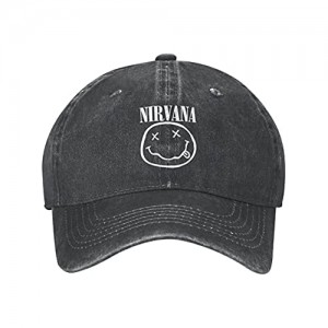 INSPIER WHITE Nirvana Smiley Cowboy hat Men and Women Adjustable Breathable Outdoor Activities Preferred Black