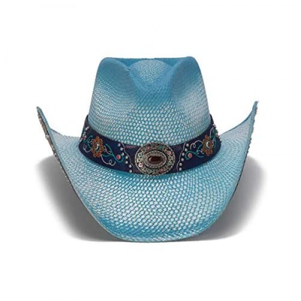 Stampede Hats Women's Gypsy Girl Bohemian Floral Embroidery Western Hat