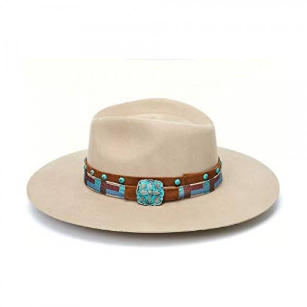 Stampede Wool Felt ONE Size FITS Most Hat -Women's Flat Windies Western Hat Beige