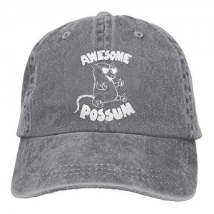 XZFQW Awesome Possum Trend Printing Cowboy Hat Fashion Baseball Cap for Men and Women Black