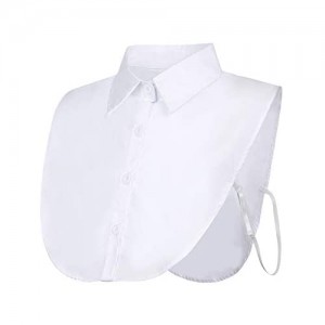 EBOOT Fake Collar Detachable Dickey Collar Blouse Half Shirts False Collar for Girls and Women