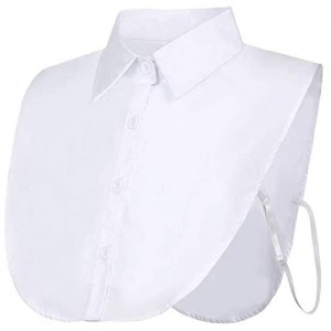 Shinywear Women's Fake Collar Detachable Dickey Collar Half Shirts False Collar