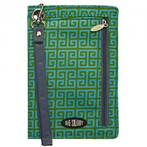 Big Skinny Women's Plus Myphone Bi Fold Slim Key Lime Wallet Wristlet Green One Size