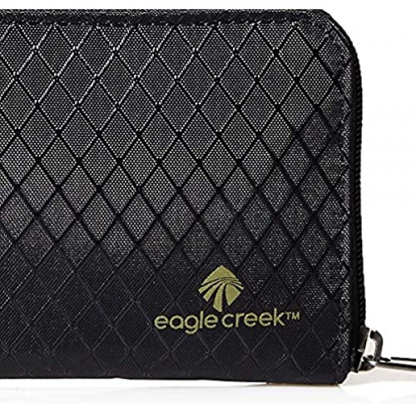 Eagle Creek RFID Wristlet Wallet Passport Holder Jet Black One Size