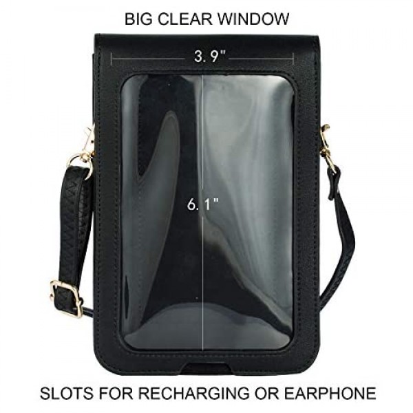 Heaye Mobile Phone Bags Women Touch Screen Cell Phone Purse