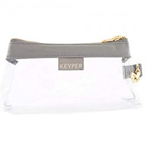 KEYPER Clear IT BAG – Travel Purse – Stadium-approved Women’s Clear Bag – Wrist Pouch  Secures to Purse or Handbag