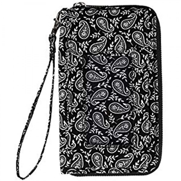 Lam Gallery Fashion Crossbody Phone Purse for Women Holder Wallet Clutch Cloth Wristlet Wallets Handbag