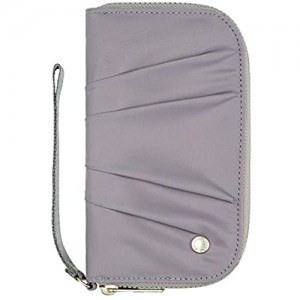 Pacsafe Citysafe Cx Wristlet Wallet Rfid Blocking Large Zip Wallet (Blush Tan)