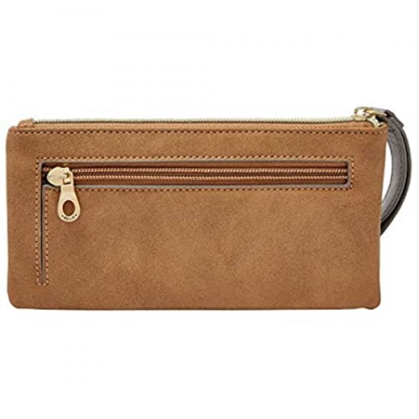 Relic by Fossil Women's Cameron Checkbook Wristlet Wallet Color: Neutral PVC Model: (RLS9805994)