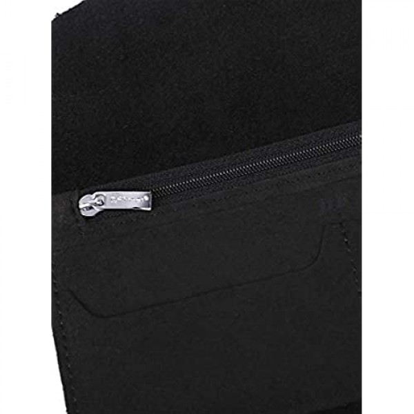 Genuine leather Bag for cards and documents black