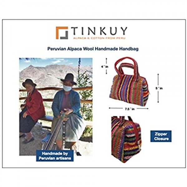 Handmade Peru Woven Loom Handbags Purse