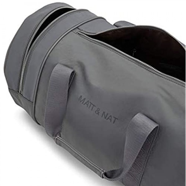 Matt & Nat Vegan Handbags Shay Oam Weekender Black - 100% Animal & Cruelty Free 100% Recycled Linings Eco-Friendly