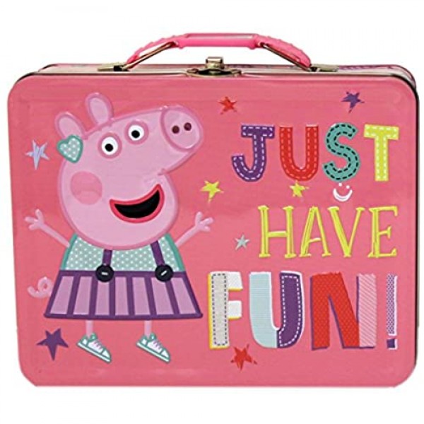 Peppa Pig Tin Large Tin Carry All with Handle