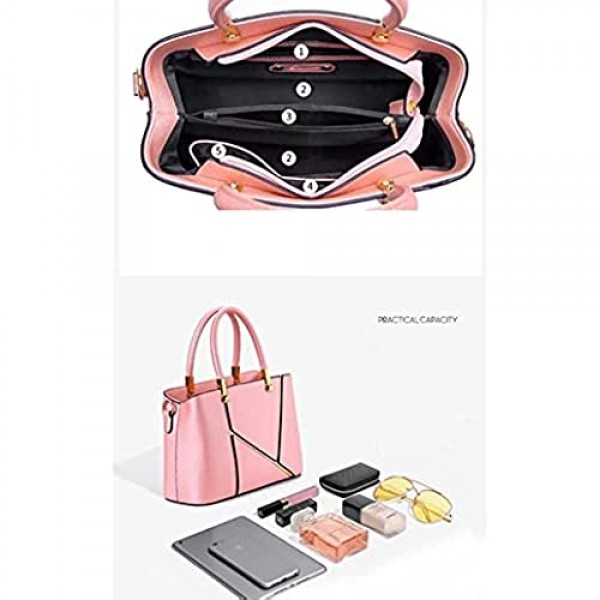 Women elegant fancy luxurious handbag with assorted purse