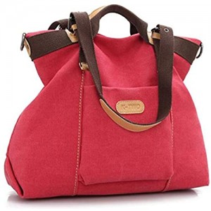 Women Shoulder Bags Casual Vintage Canvas Handbags Top Handle Tote Crossbody
