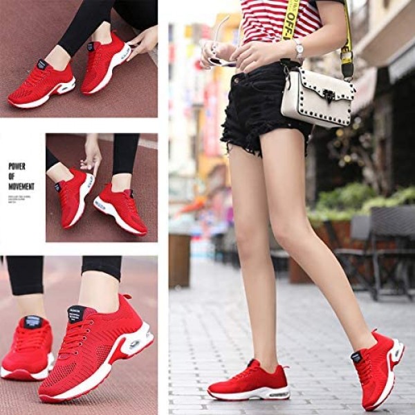 FLARUT Running Shoes Womens Lightweight Fashion Sport Sneakers Casual Walking Athletic Non Slip