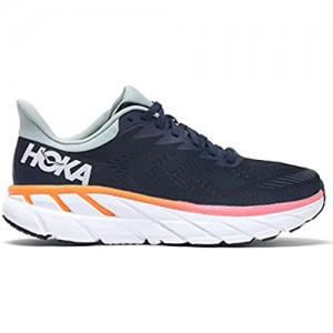 HOKA ONE ONE Women's Clifton 7 Running Shoes (Black Iris/Blue Haze Numeric 7) US 7