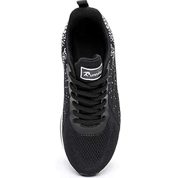 Impdoo Women's Air Athletic Running Sneaker Cute Fitness Sport Gym Jogging Tennis Shoes (US5.5-10 B(M)