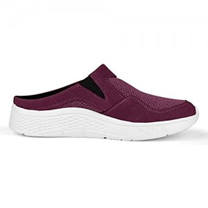 GECKO MAN Women's Mule Sneakers with Arch Support Slip on & Fashion Casual Non-Slip Shoes