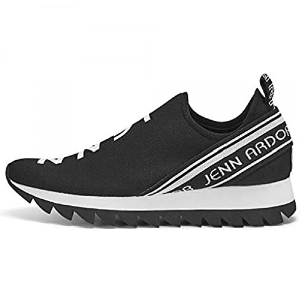 JENN ARDOR Women's Fashion Sneakers Slip On Walking Shoes Comfortable Elastic Sock Platform Work Travel Sneakers Shoes