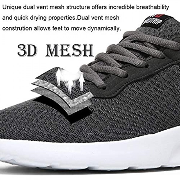 MAITRIP Womens Lightweight Breathable Mesh Running Sneakers (Size:US6.5-US11)