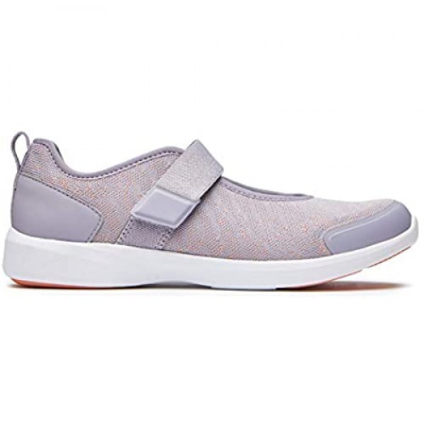 Vionic Women's Jessica Mary Jane Sneaker - Walking Shoes with Hook and Loop Closure and Concealed Orthotic Arch Support