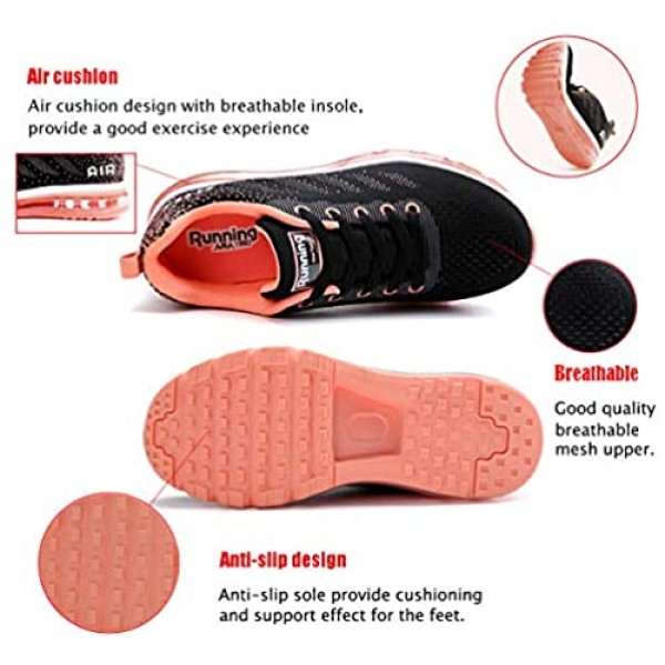 Azooken Womens Training Shoes Tennis Footwear Trail Running Fitness Walking Air Cushion Jogging Sports Sneakers