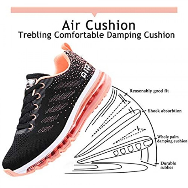 Azooken Womens Training Shoes Tennis Footwear Trail Running Fitness Walking Air Cushion Jogging Sports Sneakers