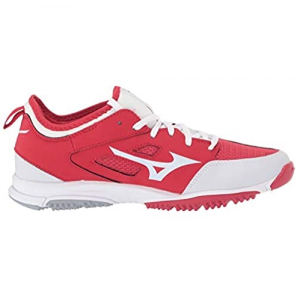 Mizuno Women's Players Trainer 2 Fastpitch Turf Softball Shoe Red/White 8.5 B US