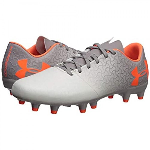 Under Armour Women's Magnetico Select Firm Ground Soccer Shoe Tetra Gray (600)/Onyx White 10.5 M US
