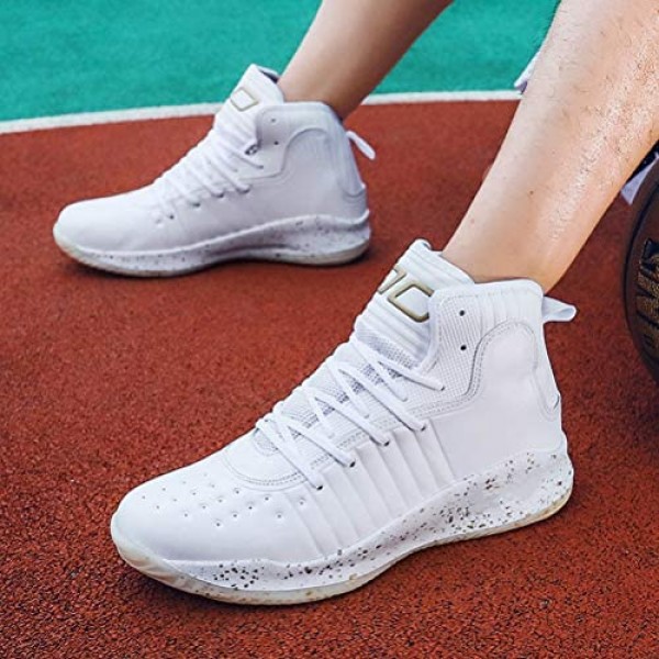 WILTENA Unisex Lifestyle Womens Anti Slip Basketball Shoes Mens Fashion Sports Casual Youth Running Sneakers