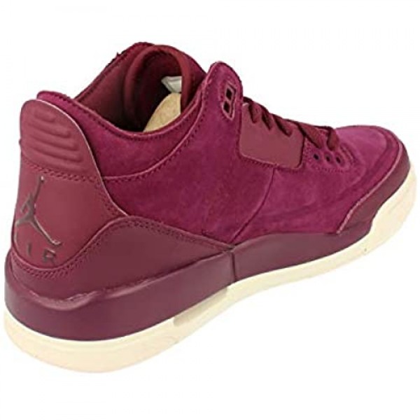 AIR JORDAN Nike 3 Retro SE Womens Trainers AH7859 Sneakers Shoes (UK 4.5 US 7 EU 38 Bordeaux Phantom 600)