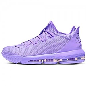 Nike Lebron 16 Low Basketball Shoes (M12/W13.5  Violet/Court Purple)
