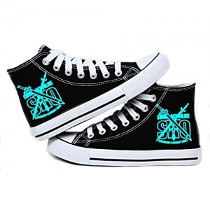 Telacos SAO Sword Art Online Cosplay Shoes Canvas Shoes Sneakers Luminous 1