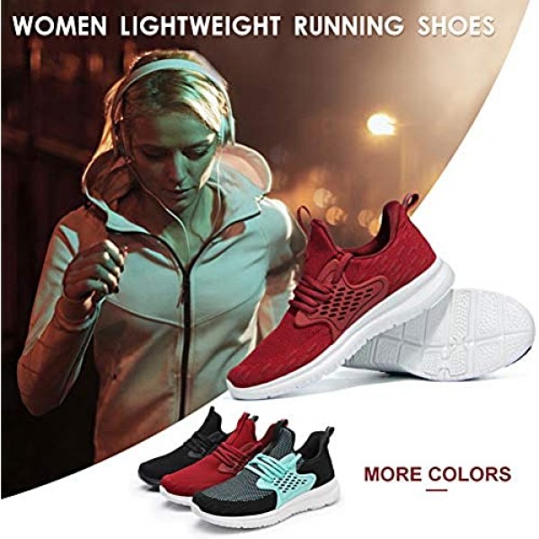 Akk Womens Running Tennis Shoes - Sports Shoes for Women Lace Up Lightweight Tennis Shoes