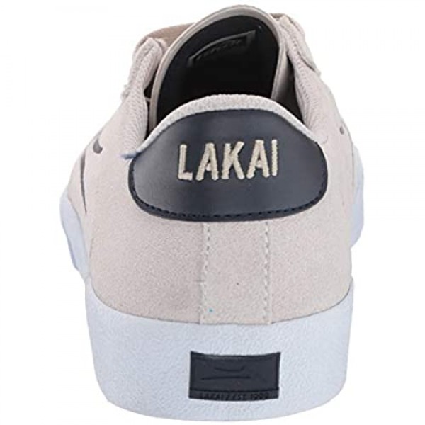 Lakai Footwear Daly White Suedesize Tennis Shoe White Suede