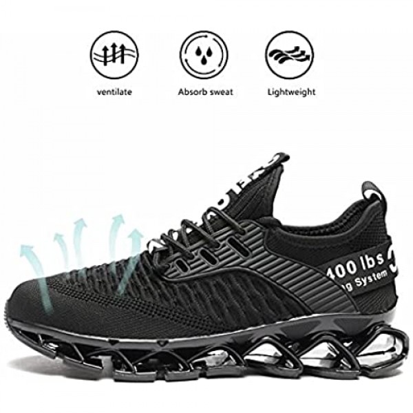 Women's Running Shoes Non-Slip Walking Tennis Sports Blade Type Sneakers Athletic Walking Gym Sports Shoes