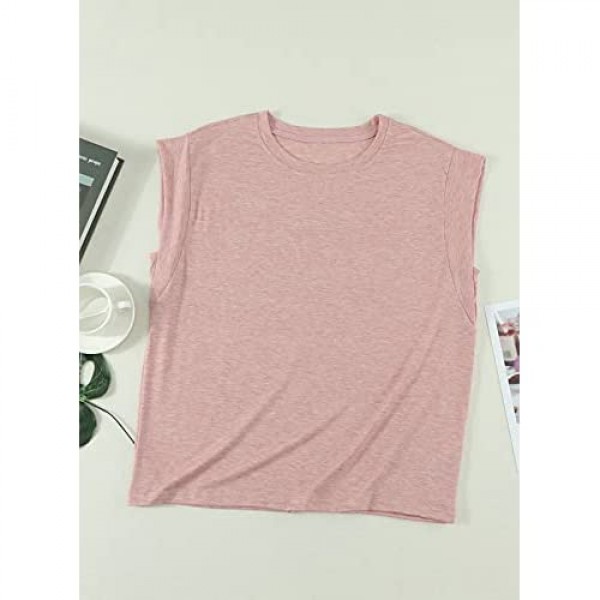 FARYSAYS Women's Summer Basic Short Sleeve Crew Neck T Shirt Casual Tops Tees