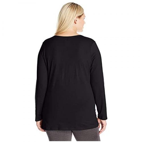 JUST MY SIZE Women's Plus Size Long Sleeve Tee