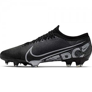 Nike Men's Vapor 13 PRO FG Soccer Cleats (Black/MTLC Cool Grey) (8.5 D US)
