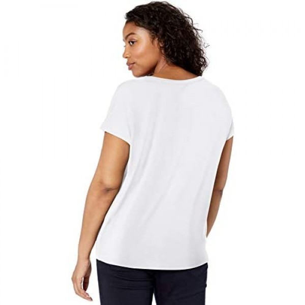 Brand - Daily Ritual Women's Jersey Short-Sleeve Boat Neck Shirt