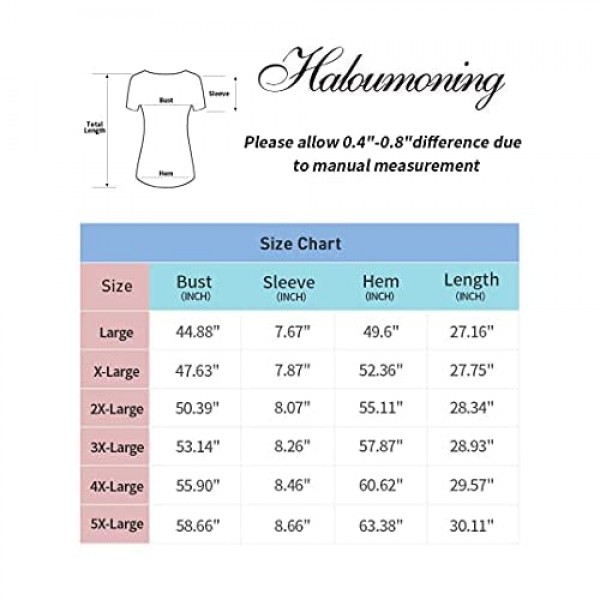 Womens Plus Size Short Sleeve V Neck T Shirts Sexy Criss Cross T-Shirt Tops Casual Loose Cotton Tees