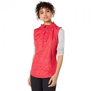 CBUK womens Wind Resistant Swish Camo Printed Half Zip Pullover Vest